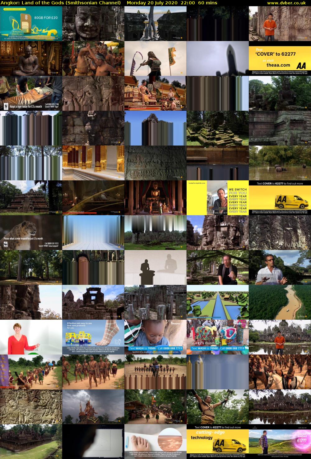 Angkor: Land of the Gods (Smithsonian Channel) Monday 20 July 2020 22:00 - 23:00