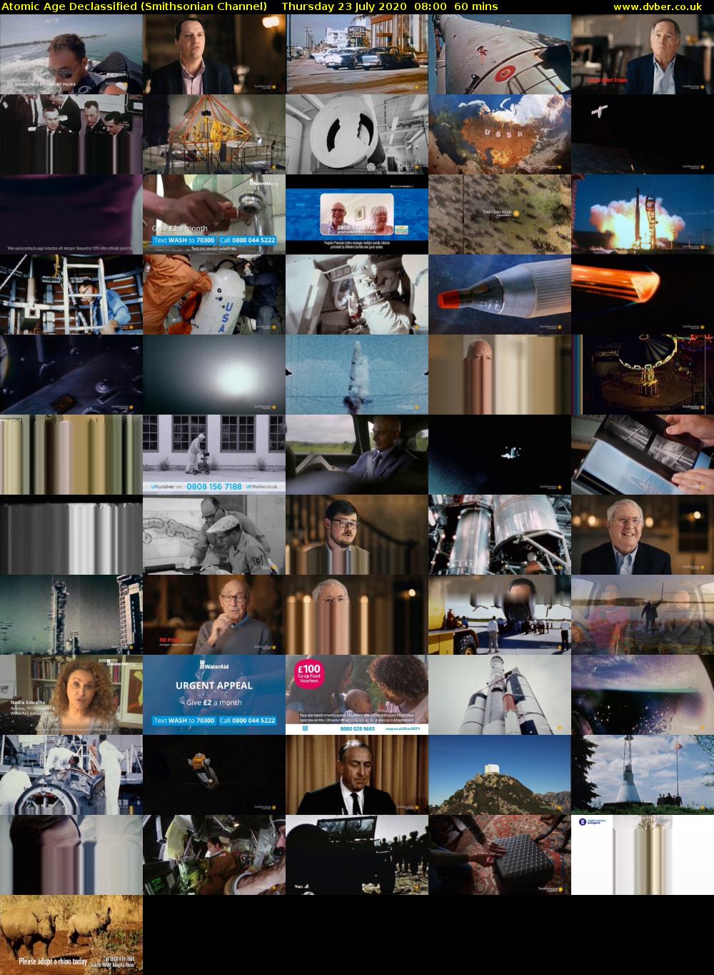 Atomic Age Declassified (Smithsonian Channel) Thursday 23 July 2020 08:00 - 09:00