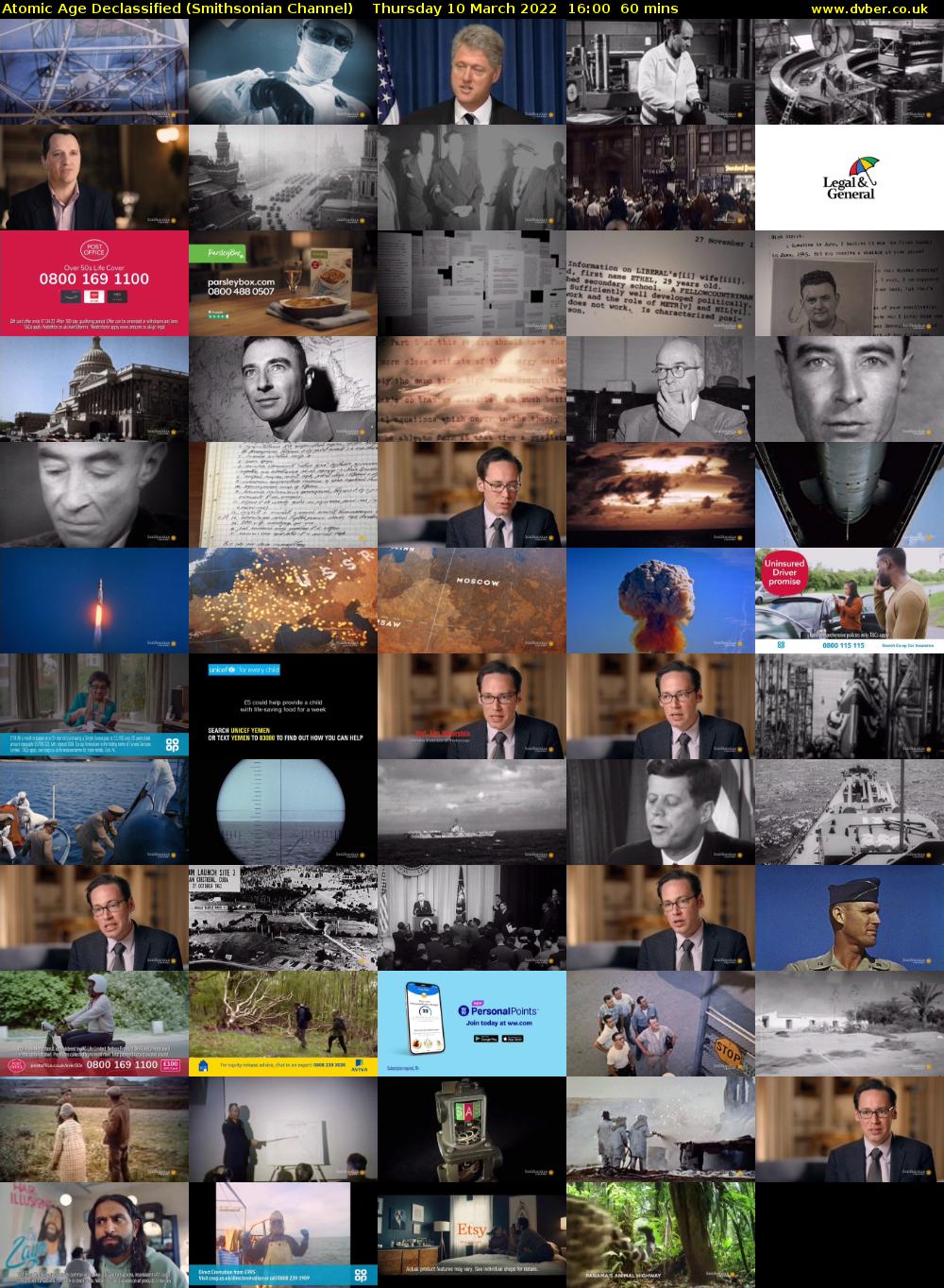 Atomic Age Declassified (Smithsonian Channel) Thursday 10 March 2022 16:00 - 17:00