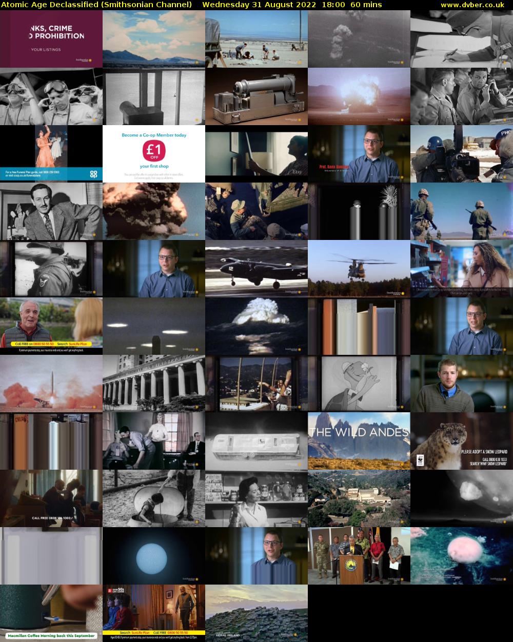 Atomic Age Declassified (Smithsonian Channel) Wednesday 31 August 2022 18:00 - 19:00