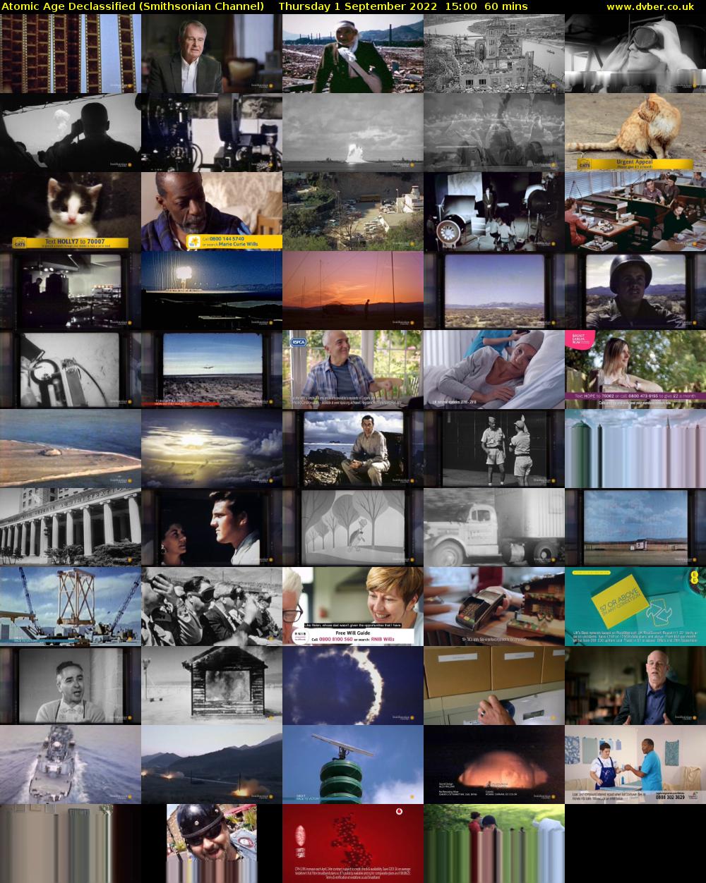 Atomic Age Declassified (Smithsonian Channel) Thursday 1 September 2022 15:00 - 16:00