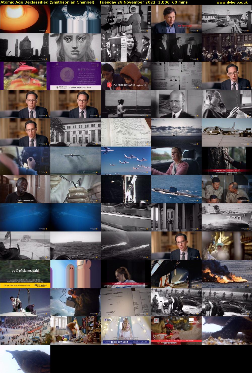 Atomic Age Declassified (Smithsonian Channel) Tuesday 29 November 2022 13:00 - 14:00