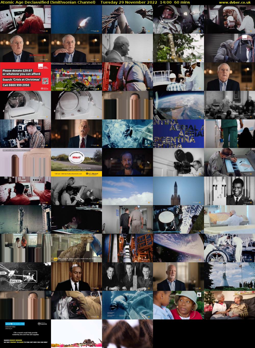 Atomic Age Declassified (Smithsonian Channel) Tuesday 29 November 2022 14:00 - 15:00