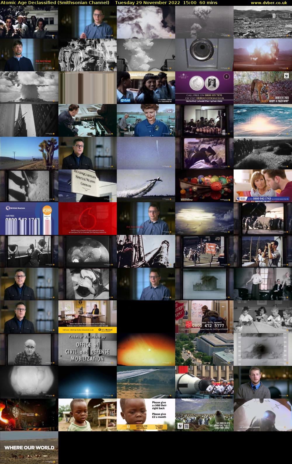 Atomic Age Declassified (Smithsonian Channel) Tuesday 29 November 2022 15:00 - 16:00