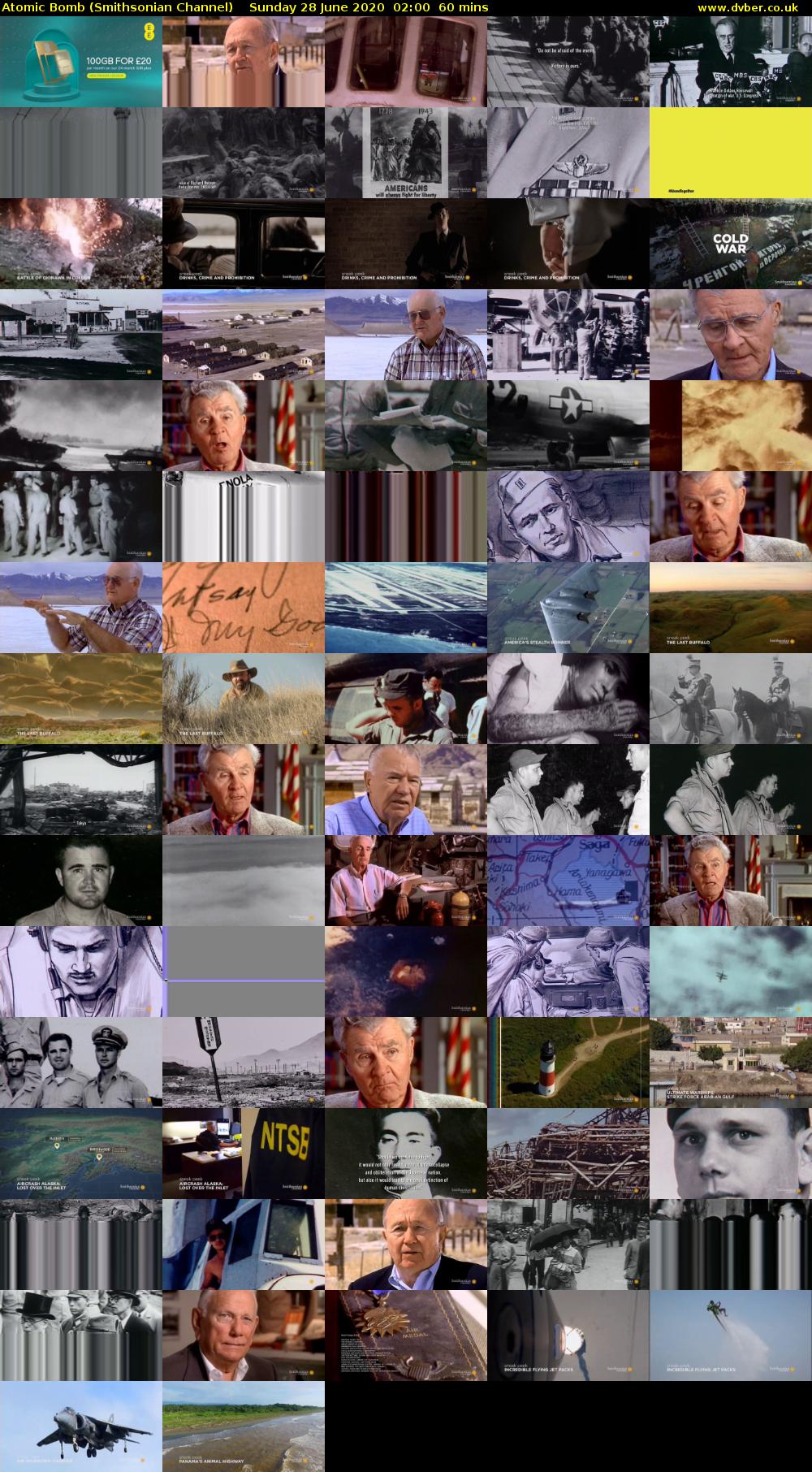 Atomic Bomb (Smithsonian Channel) Sunday 28 June 2020 02:00 - 03:00