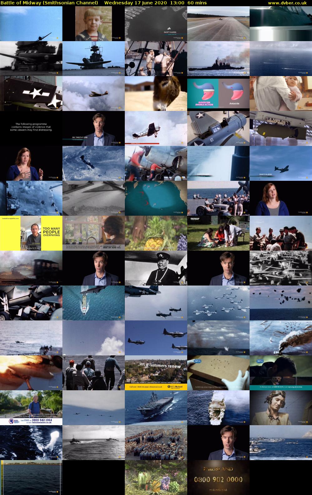 Battle of Midway (Smithsonian Channel) Wednesday 17 June 2020 13:00 - 14:00