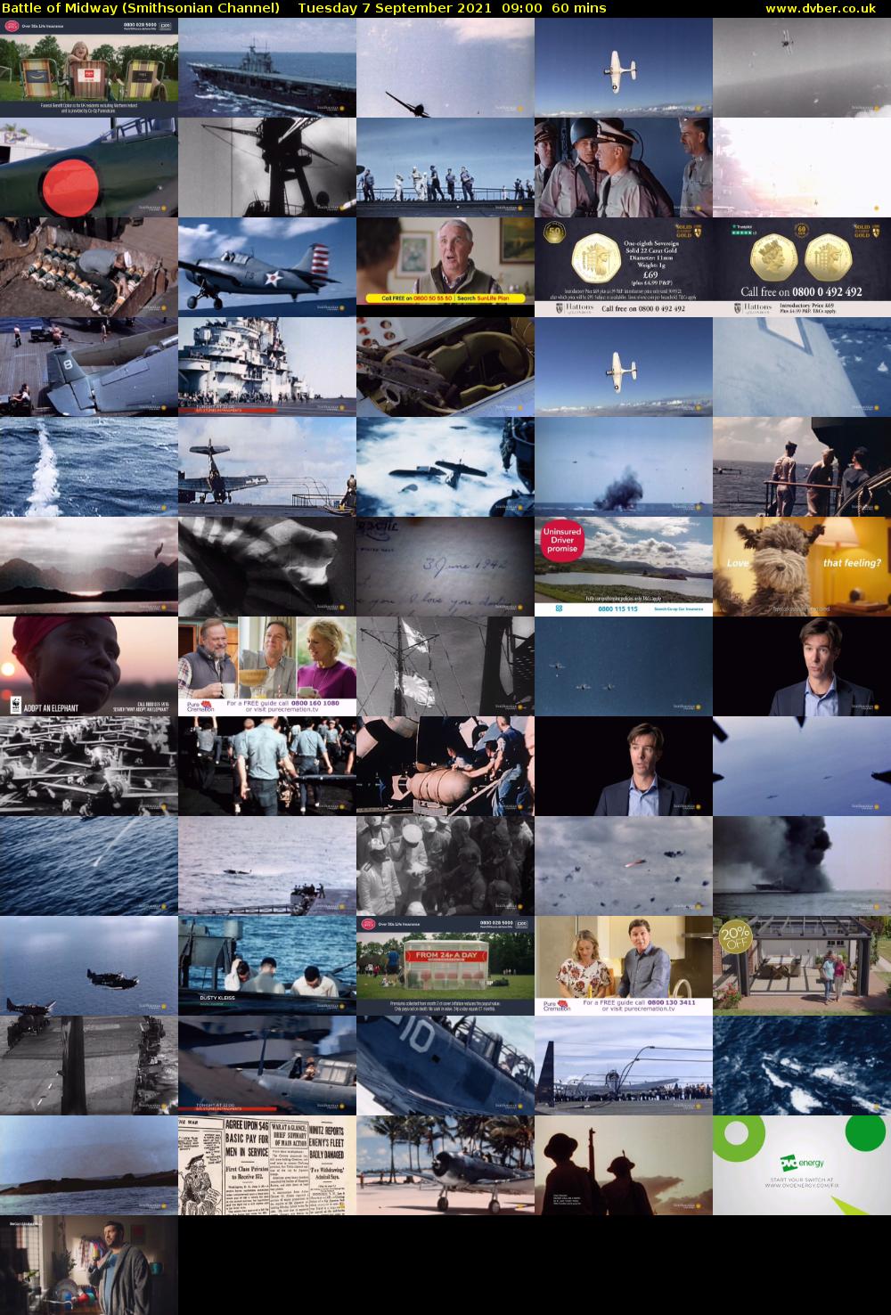 Battle of Midway (Smithsonian Channel) Tuesday 7 September 2021 10:00 - 11:00