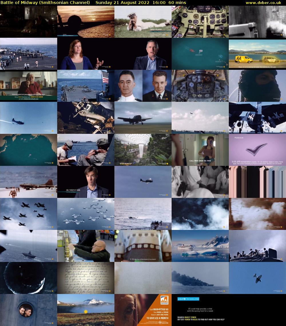 Battle of Midway (Smithsonian Channel) Sunday 21 August 2022 16:00 - 17:00