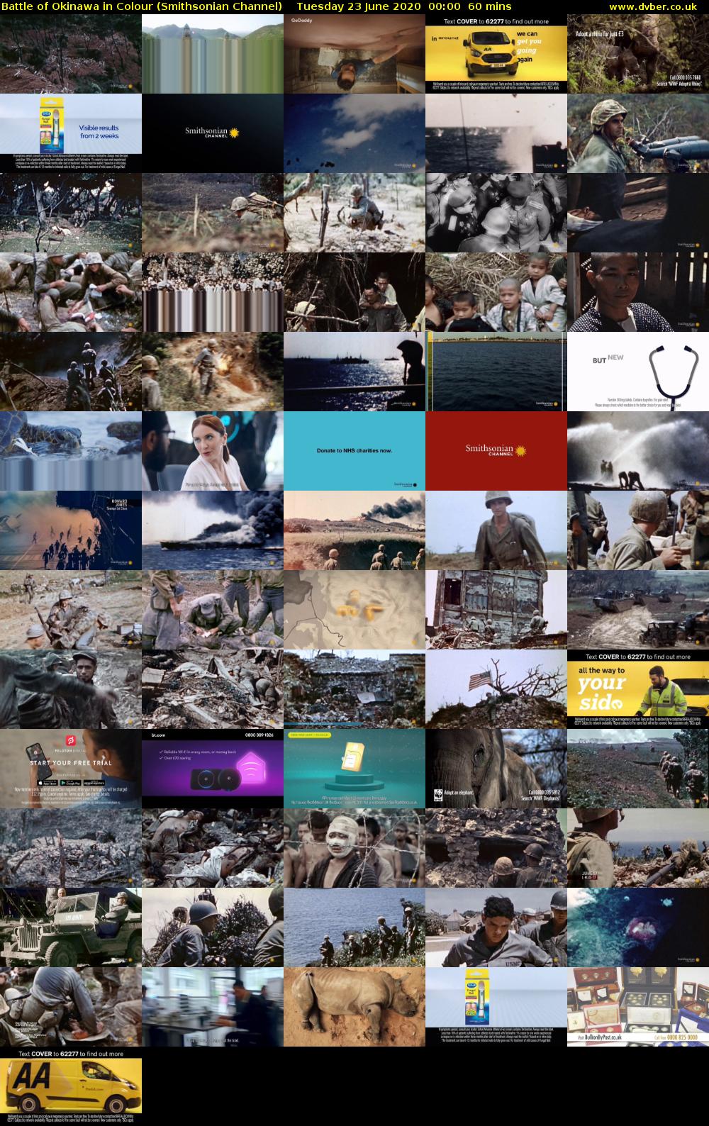 Battle of Okinawa in Colour (Smithsonian Channel) Tuesday 23 June 2020 00:00 - 01:00