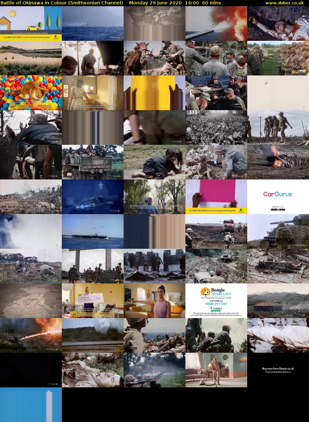 Battle of Okinawa in Colour (Smithsonian Channel) Monday 29 June 2020 14:00 - 15:00