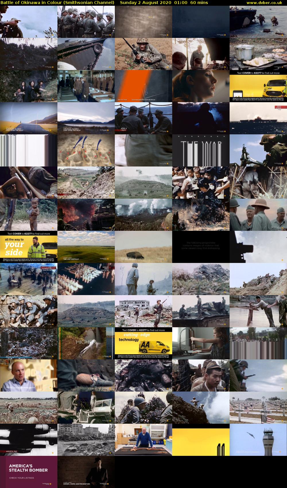 Battle of Okinawa in Colour (Smithsonian Channel) Sunday 2 August 2020 01:00 - 02:00