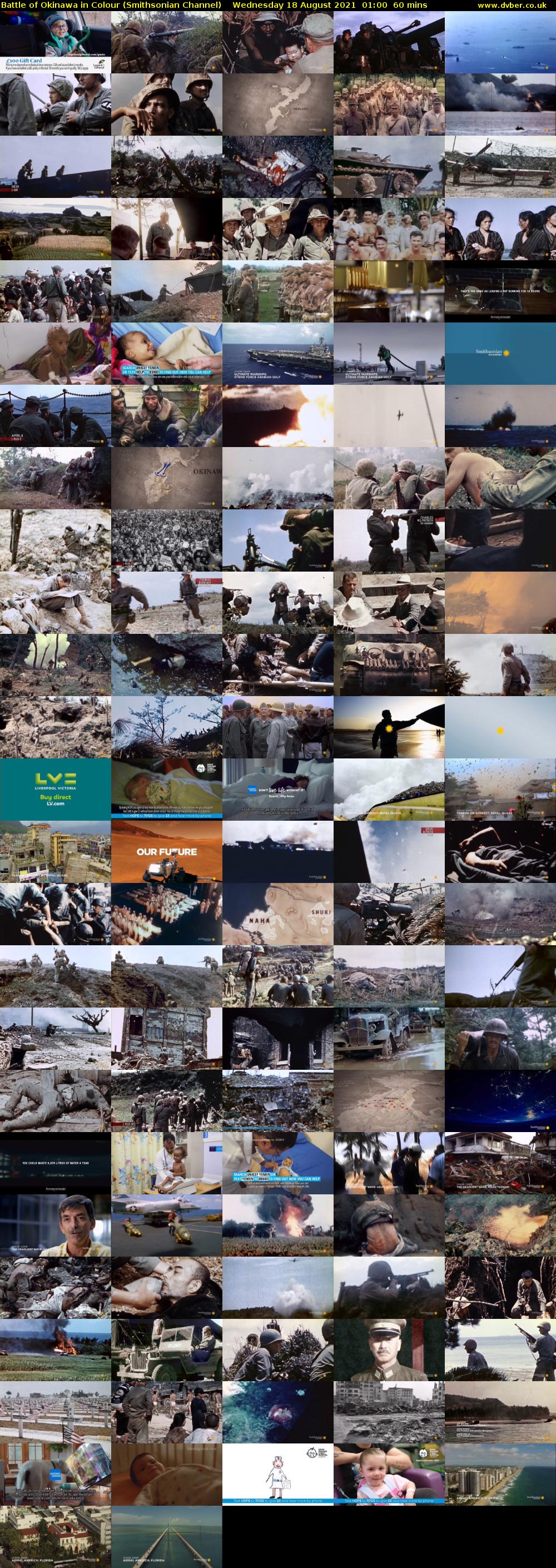 Battle of Okinawa in Colour (Smithsonian Channel) Wednesday 18 August 2021 01:00 - 02:00