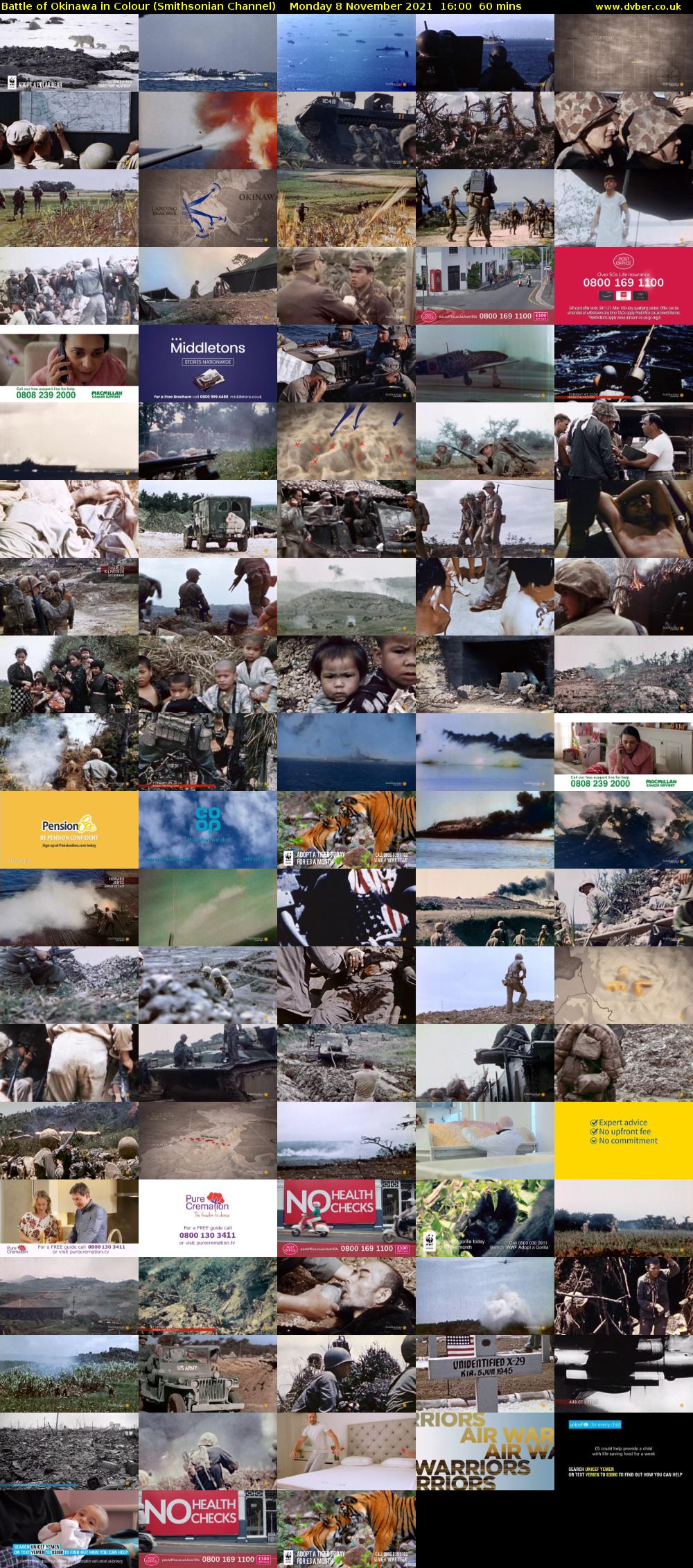 Battle of Okinawa in Colour (Smithsonian Channel) Monday 8 November 2021 16:00 - 17:00