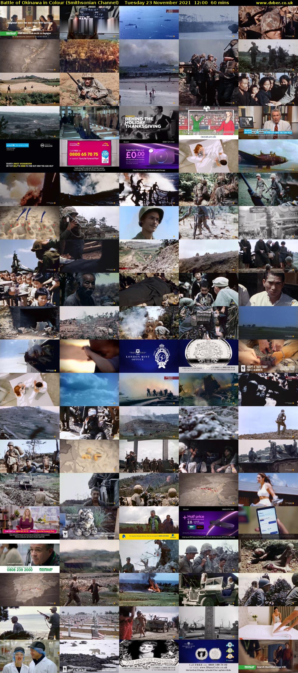 Battle of Okinawa in Colour (Smithsonian Channel) Tuesday 23 November 2021 12:00 - 13:00