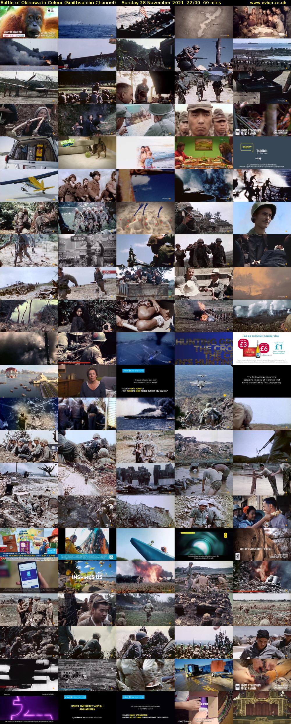 Battle of Okinawa in Colour (Smithsonian Channel) Sunday 28 November 2021 22:00 - 23:00