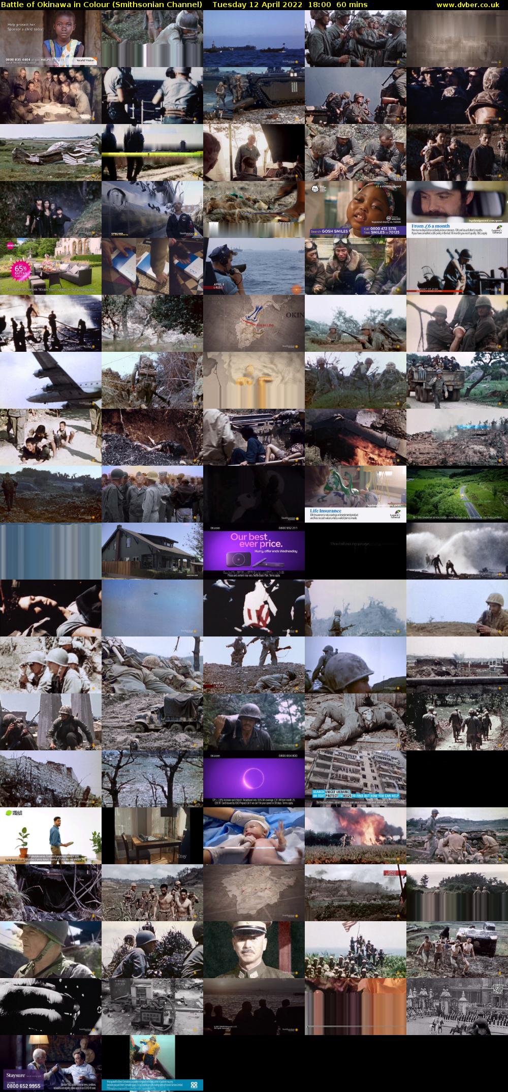 Battle of Okinawa in Colour (Smithsonian Channel) Tuesday 12 April 2022 18:00 - 19:00