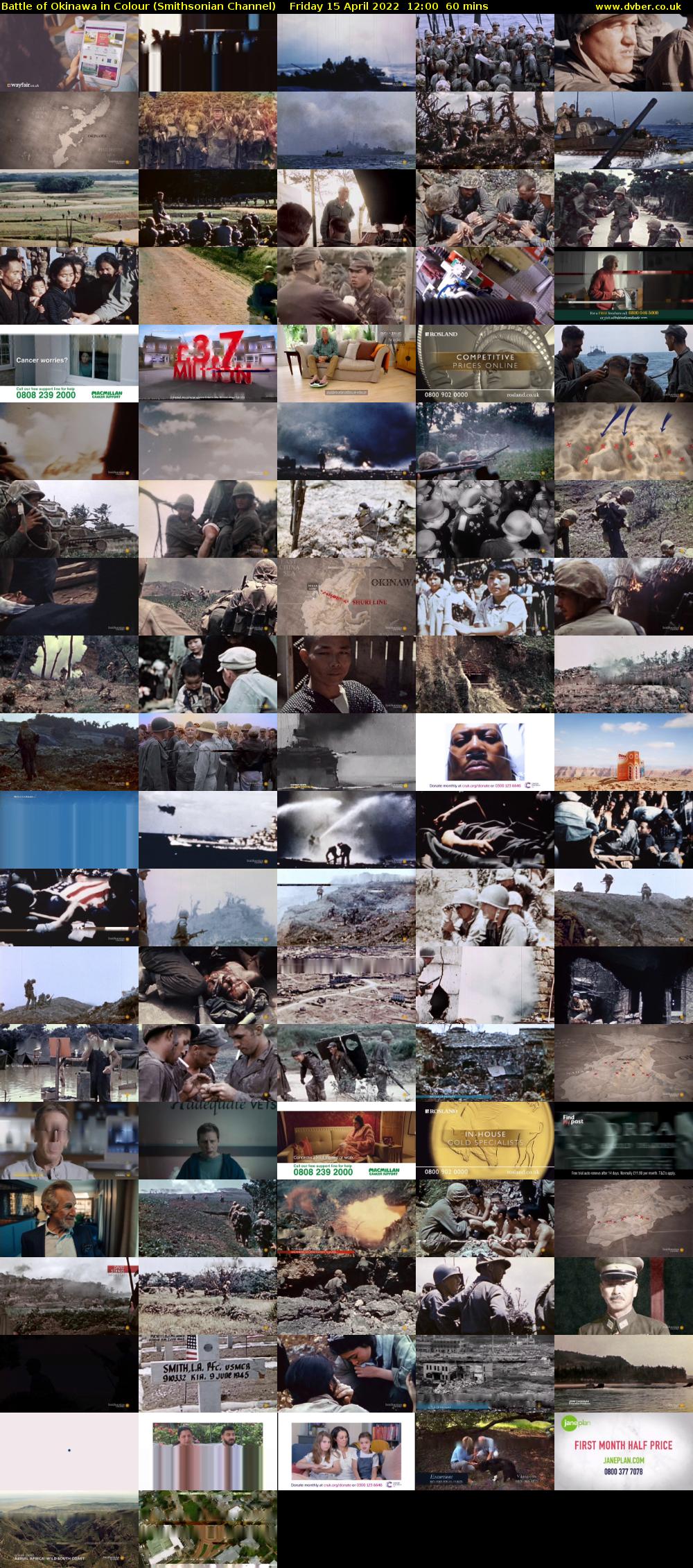 Battle of Okinawa in Colour (Smithsonian Channel) Friday 15 April 2022 12:00 - 13:00