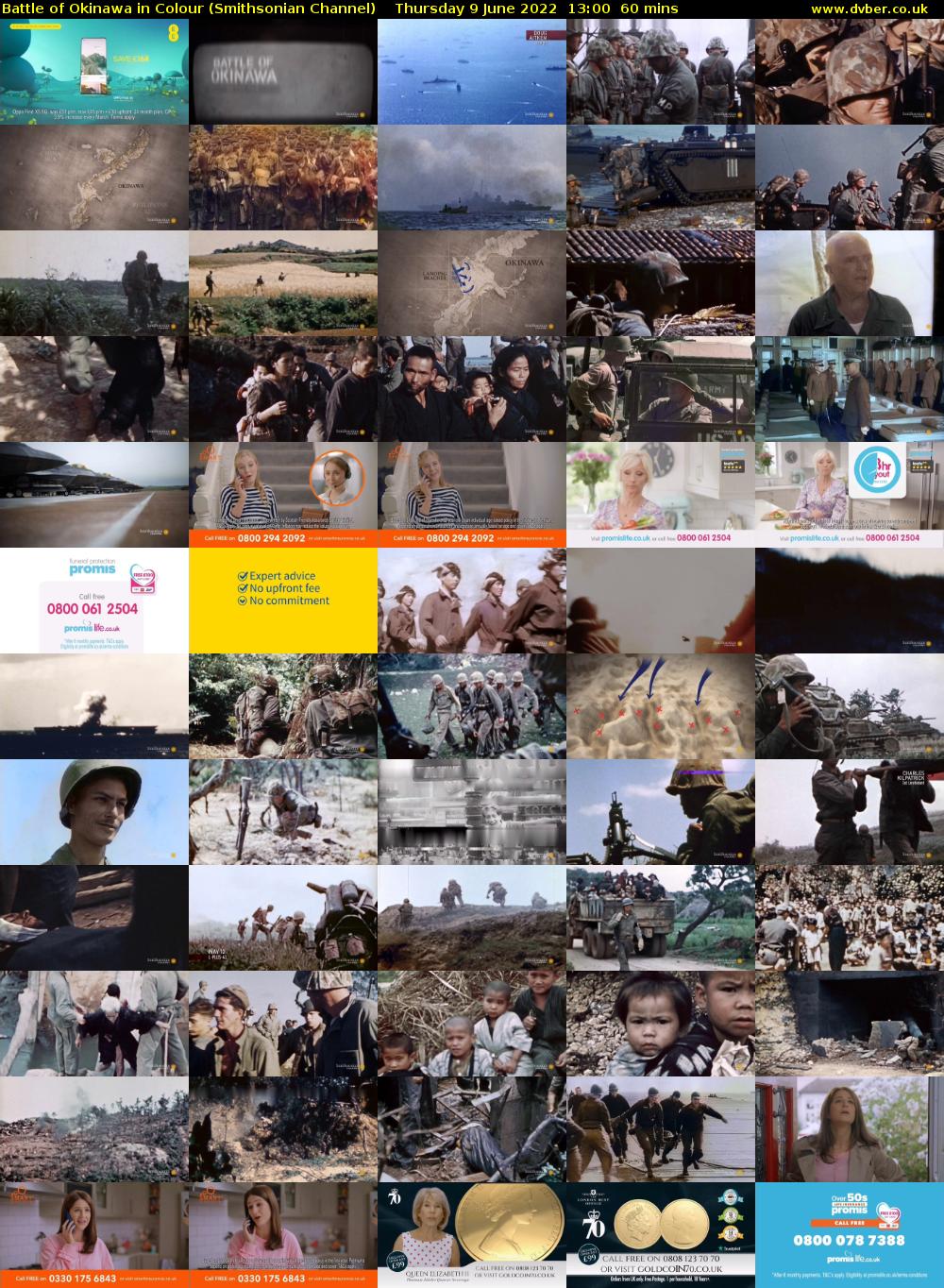 Battle of Okinawa in Colour (Smithsonian Channel) Thursday 9 June 2022 13:00 - 14:00