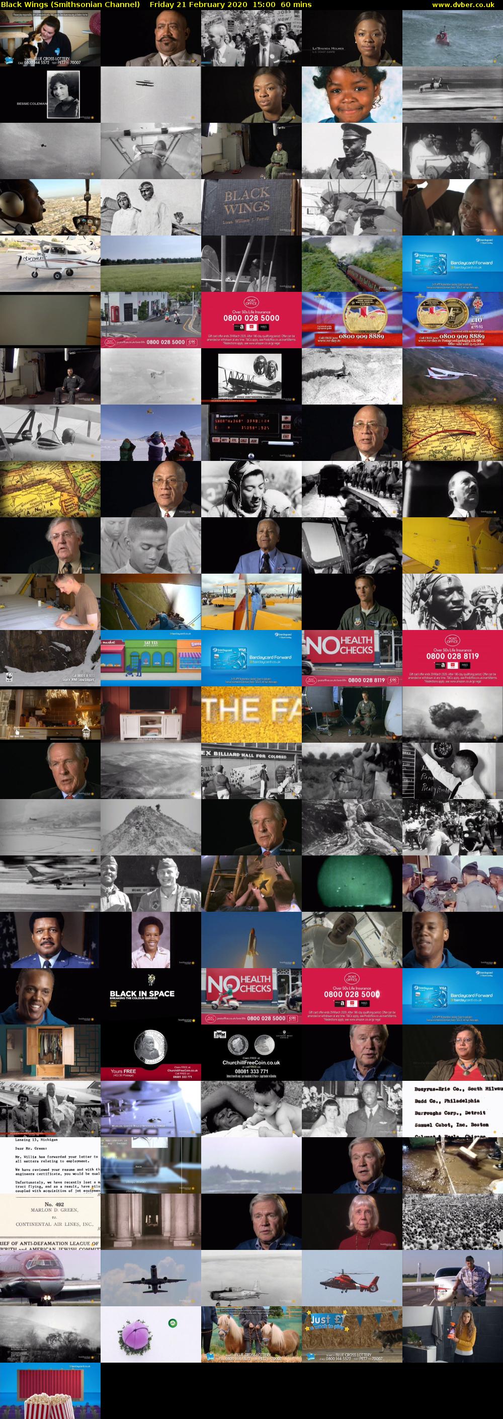 Black Wings (Smithsonian Channel) Friday 21 February 2020 15:00 - 16:00