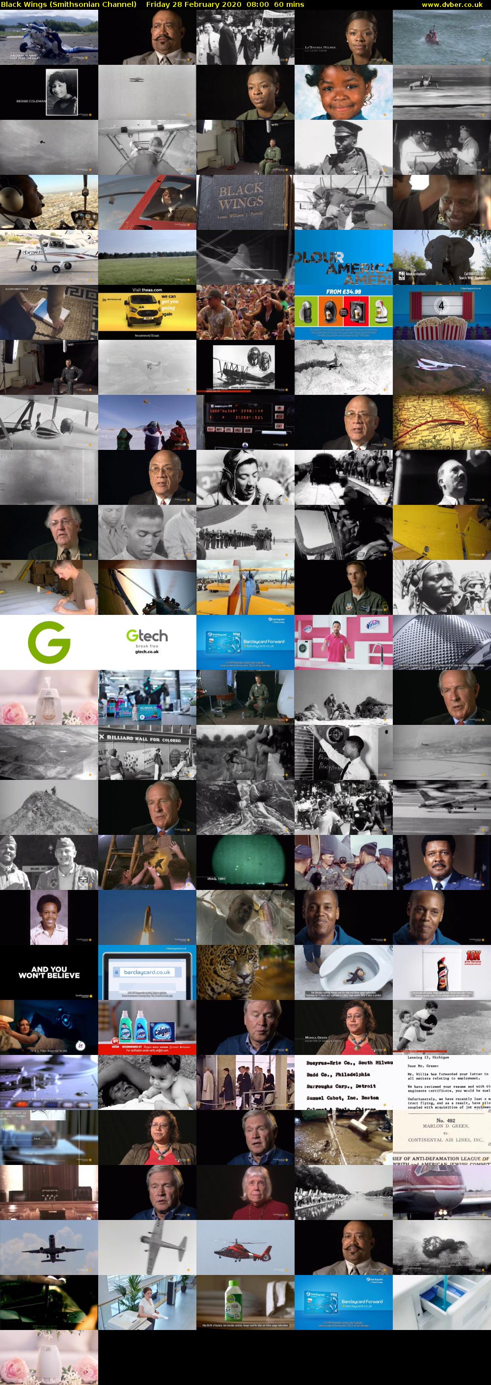 Black Wings (Smithsonian Channel) Friday 28 February 2020 08:00 - 09:00