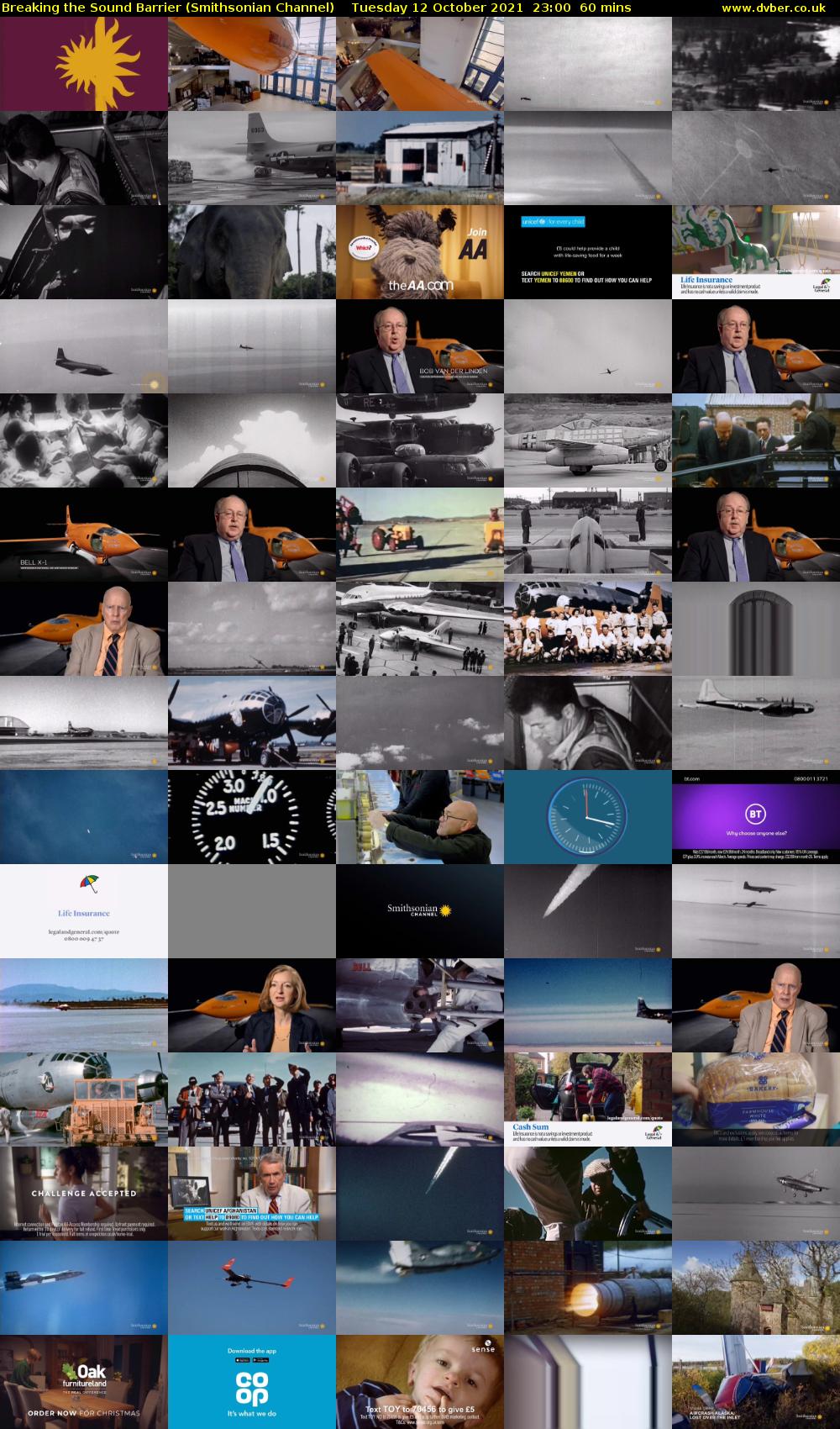 Breaking the Sound Barrier (Smithsonian Channel) Tuesday 12 October 2021 23:00 - 00:00