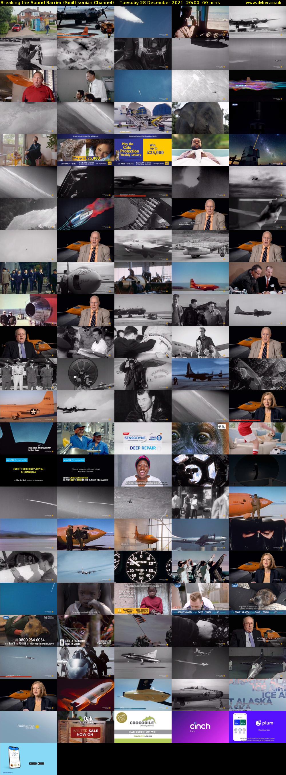 Breaking the Sound Barrier (Smithsonian Channel) Tuesday 28 December 2021 20:00 - 21:00