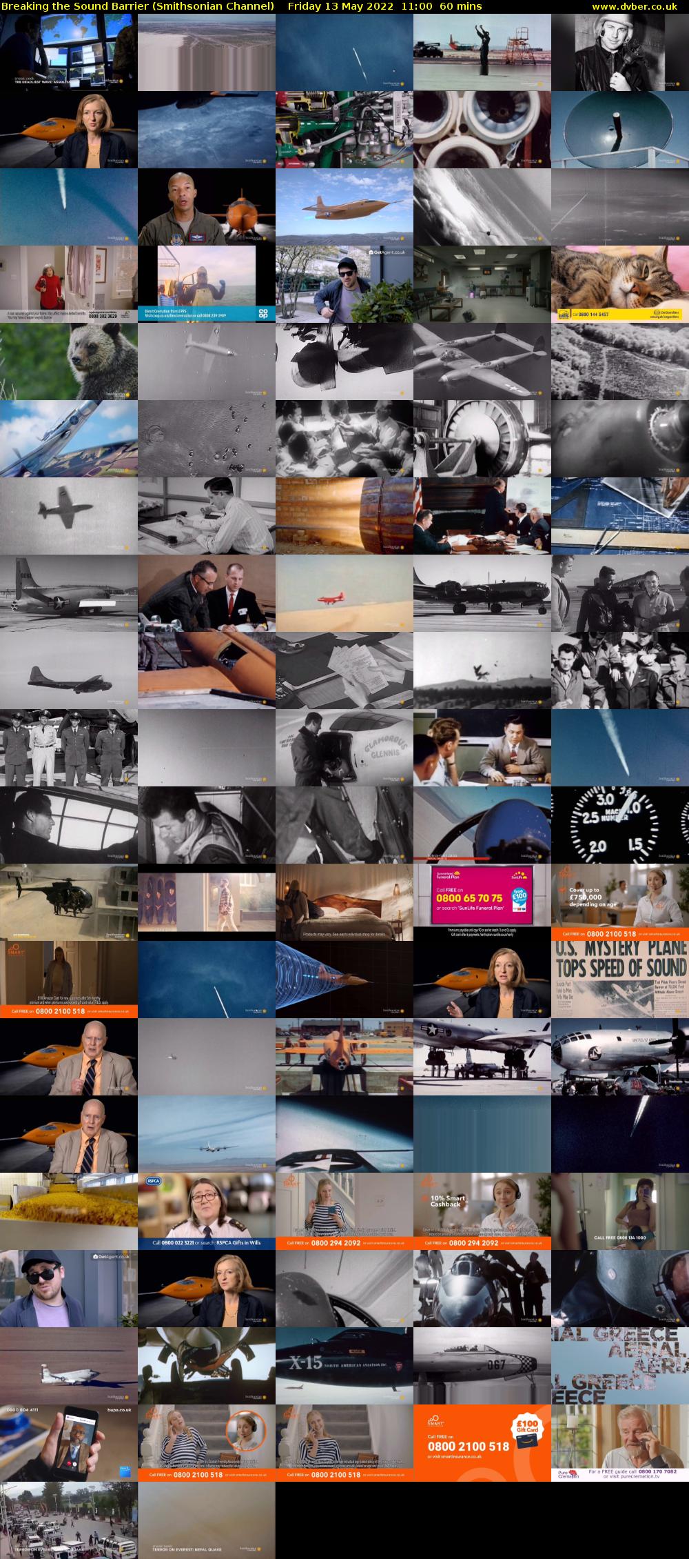 Breaking the Sound Barrier (Smithsonian Channel) Friday 13 May 2022 11:00 - 12:00