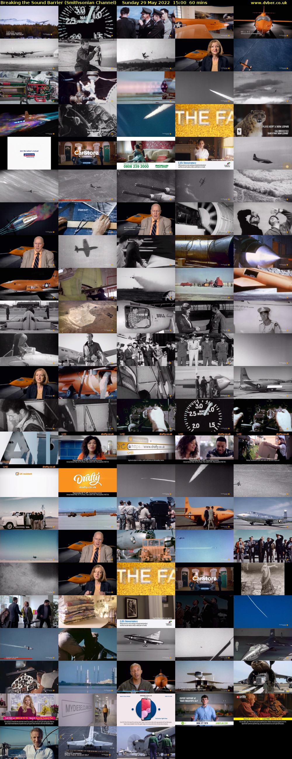 Breaking the Sound Barrier (Smithsonian Channel) Sunday 29 May 2022 15:00 - 16:00