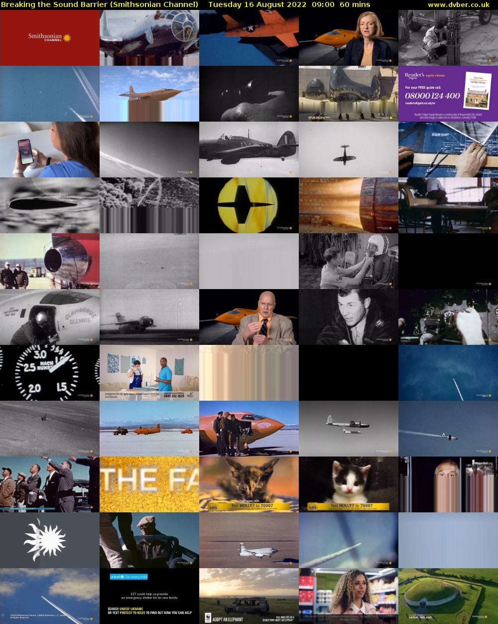 Breaking the Sound Barrier (Smithsonian Channel) Tuesday 16 August 2022 09:00 - 10:00