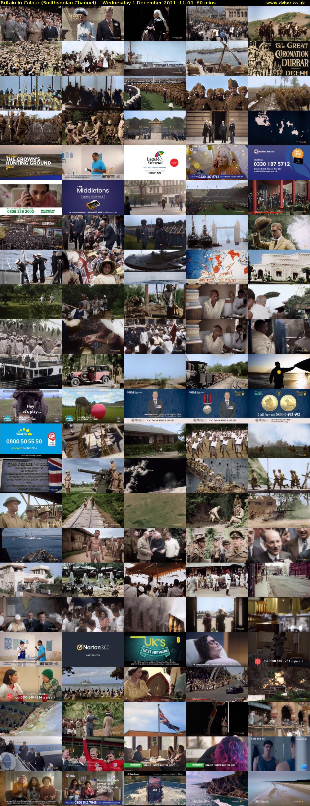Britain in Colour (Smithsonian Channel) Wednesday 1 December 2021 11:00 - 12:00
