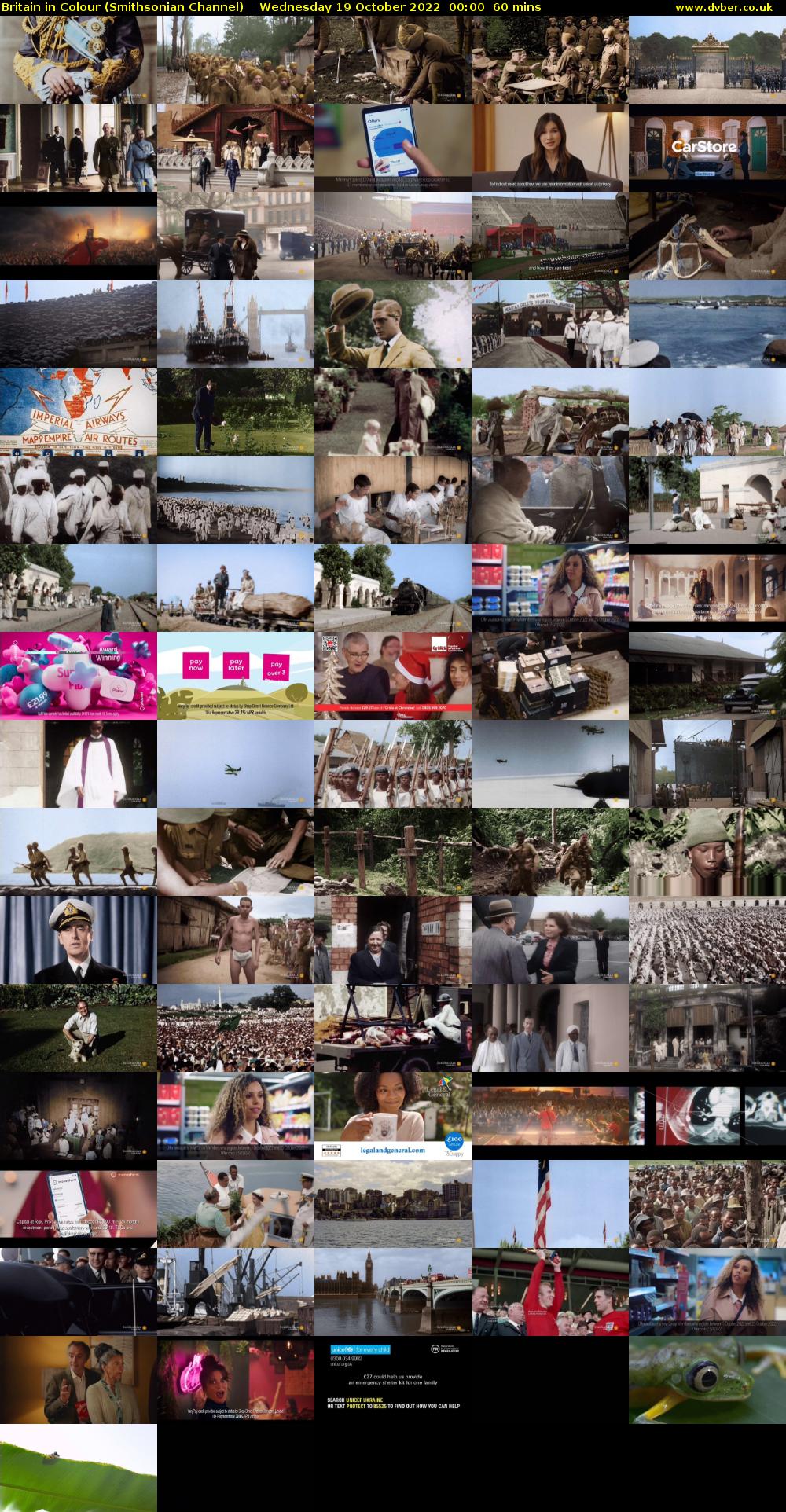 Britain in Colour (Smithsonian Channel) Wednesday 19 October 2022 00:00 - 01:00