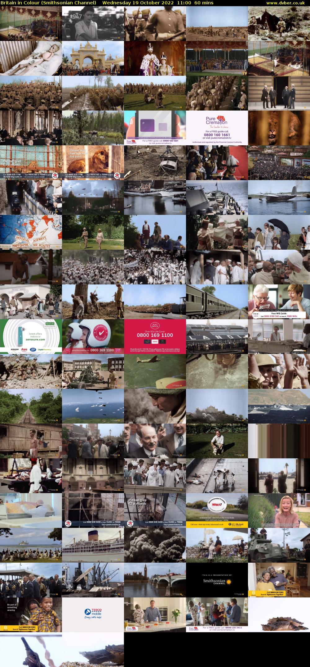 Britain in Colour (Smithsonian Channel) Wednesday 19 October 2022 11:00 - 12:00