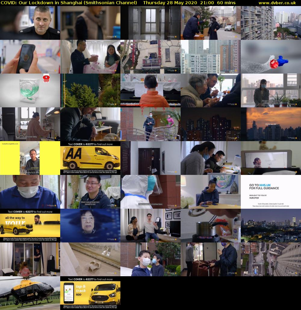 COVID: Our Lockdown in Shanghai (Smithsonian Channel) Thursday 28 May 2020 21:00 - 22:00