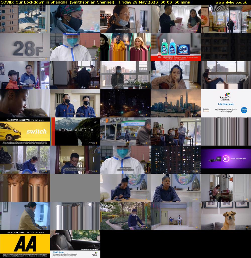 COVID: Our Lockdown in Shanghai (Smithsonian Channel) Friday 29 May 2020 00:00 - 01:00