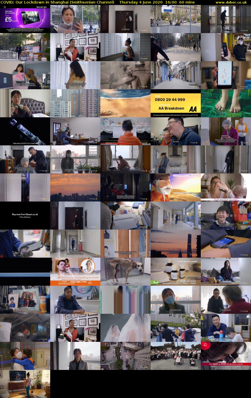 COVID: Our Lockdown in Shanghai (Smithsonian Channel) Thursday 4 June 2020 16:00 - 17:00