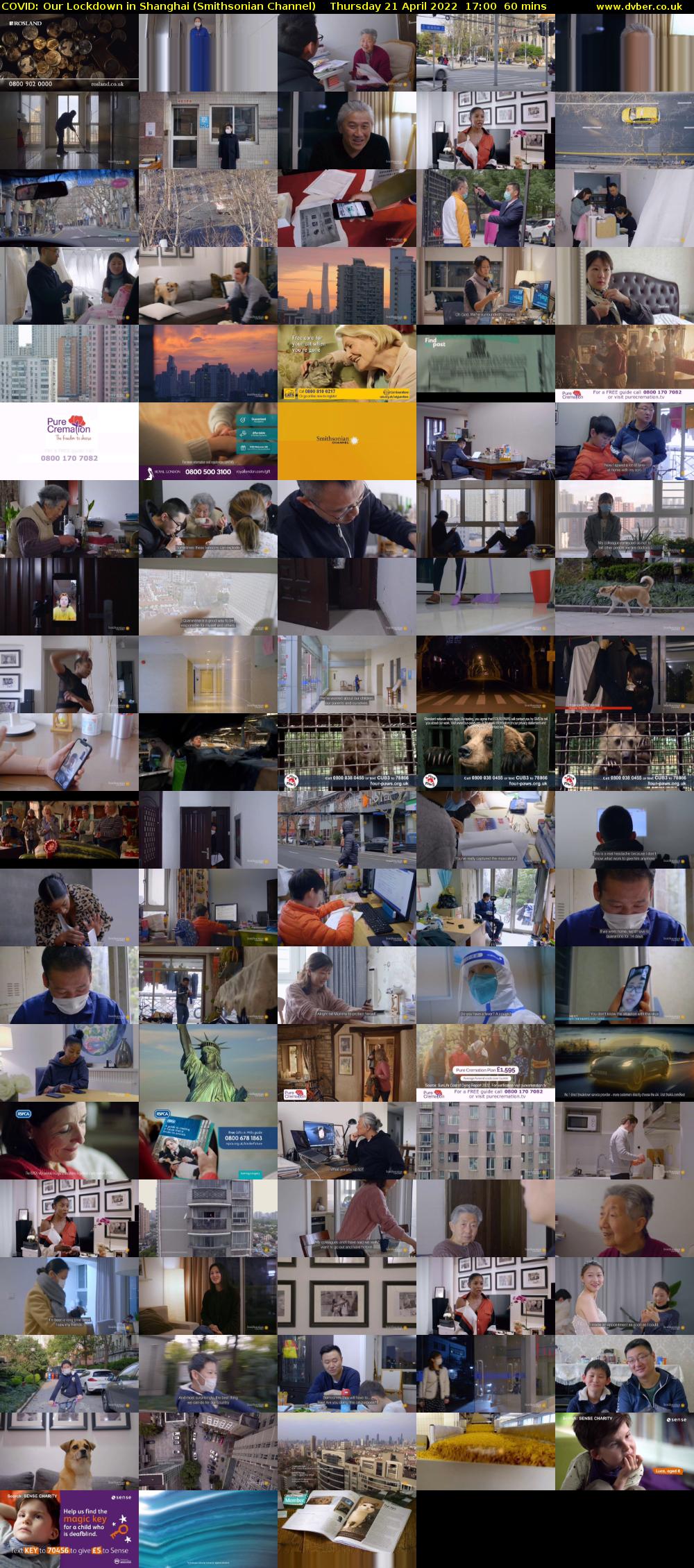 COVID: Our Lockdown in Shanghai (Smithsonian Channel) Thursday 21 April 2022 17:00 - 18:00