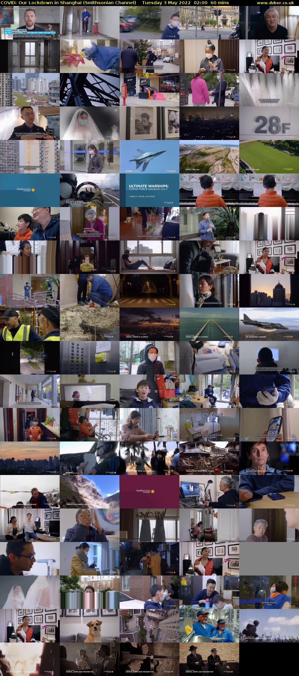 COVID: Our Lockdown in Shanghai (Smithsonian Channel) Tuesday 3 May 2022 02:00 - 03:00