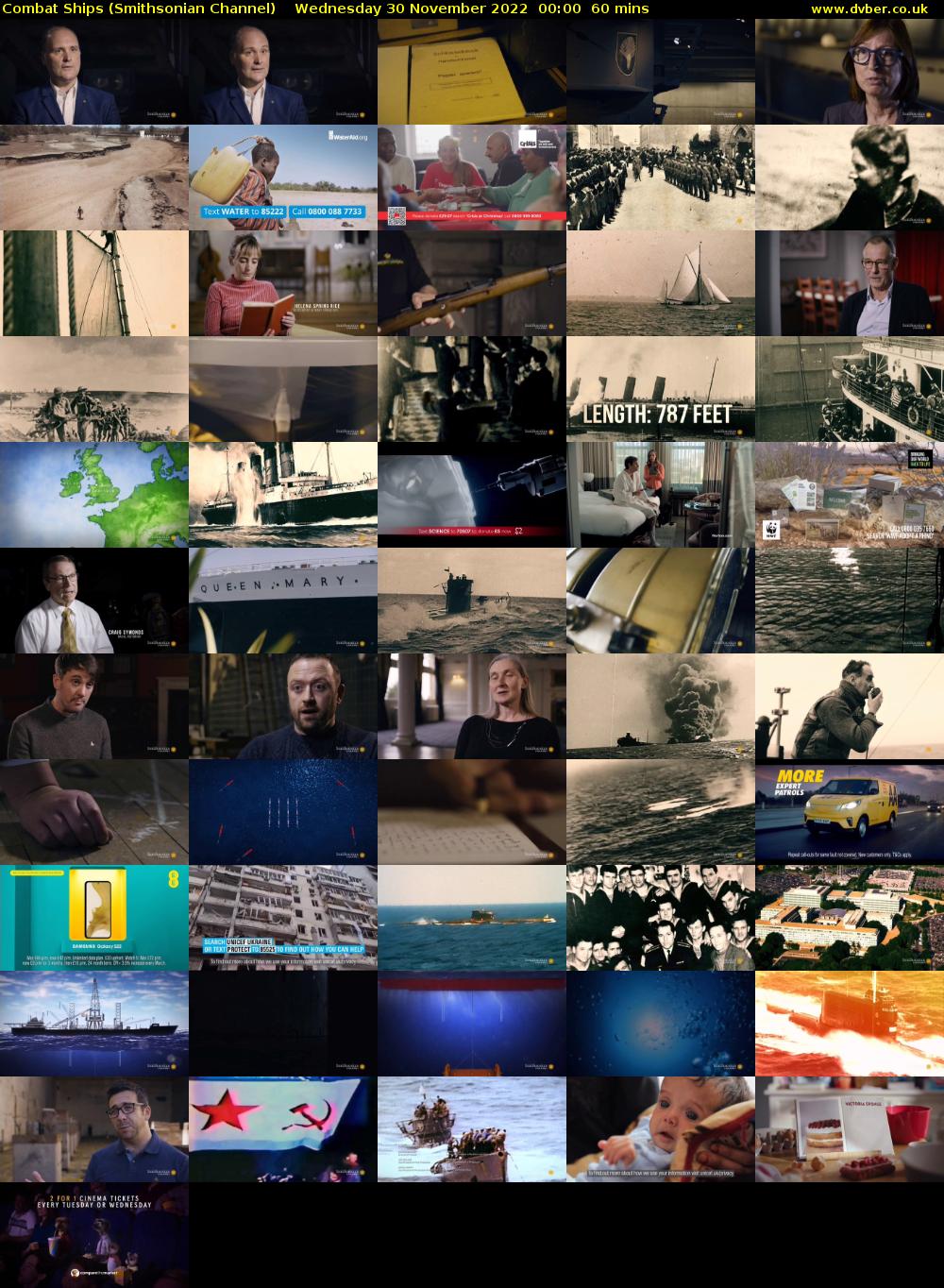 Combat Ships (Smithsonian Channel) Wednesday 30 November 2022 00:00 - 01:00