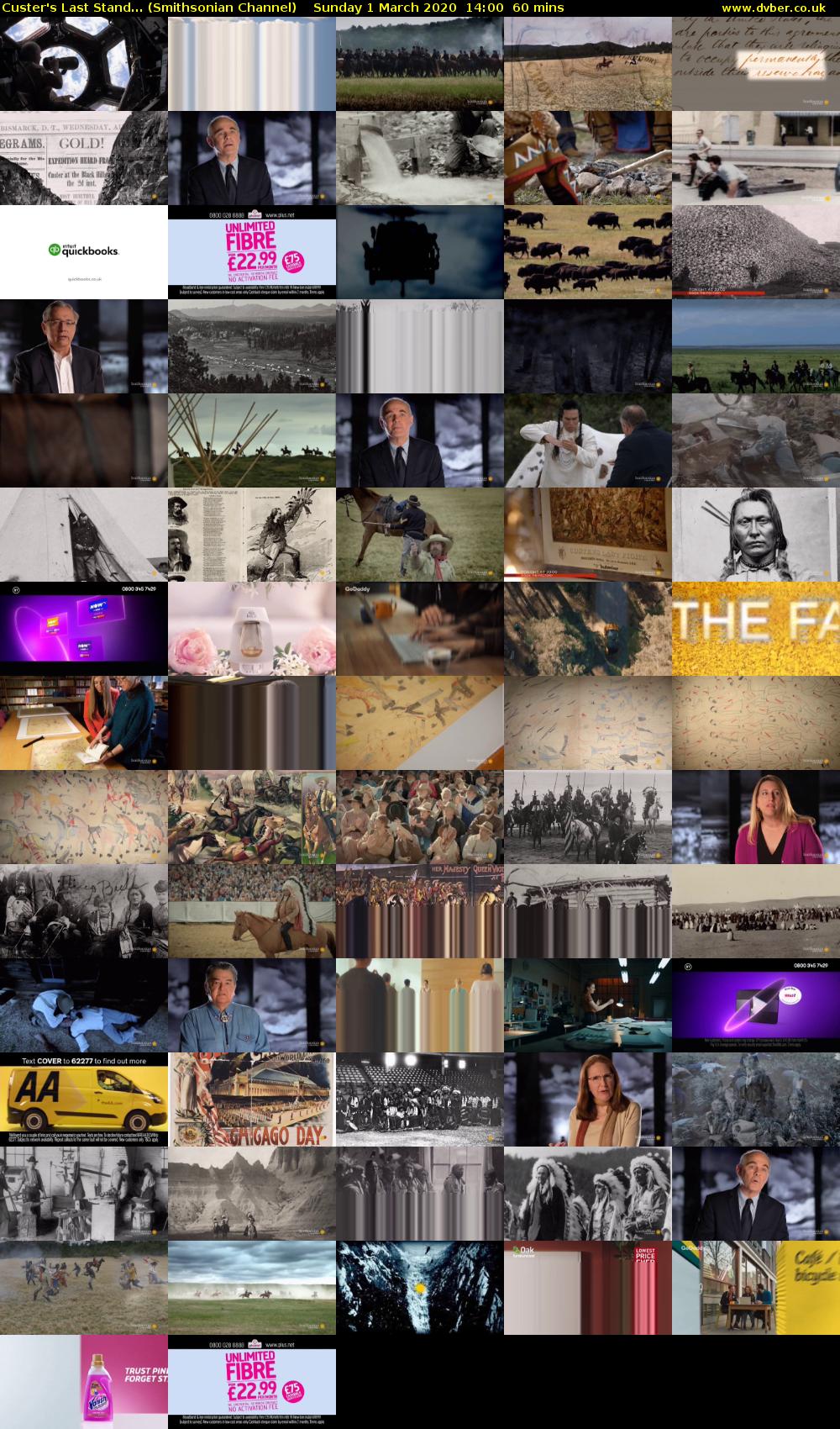 Custer's Last Stand... (Smithsonian Channel) Sunday 1 March 2020 14:00 - 15:00