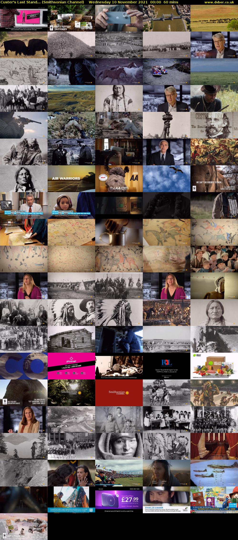 Custer's Last Stand... (Smithsonian Channel) Wednesday 10 November 2021 00:00 - 01:00