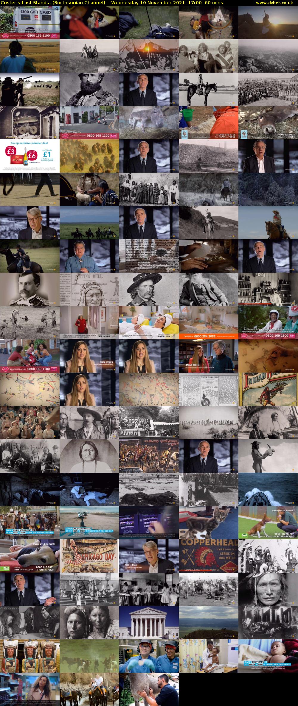 Custer's Last Stand... (Smithsonian Channel) Wednesday 10 November 2021 17:00 - 18:00