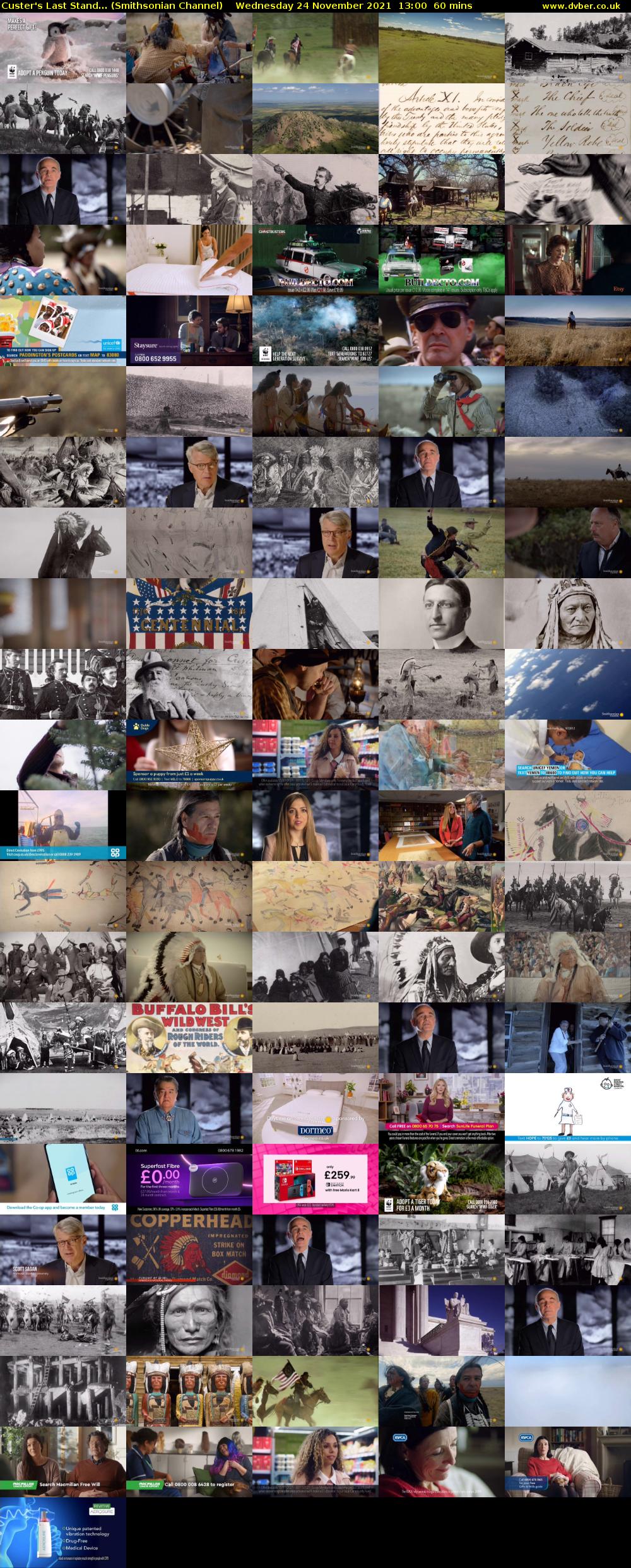 Custer's Last Stand... (Smithsonian Channel) Wednesday 24 November 2021 13:00 - 14:00