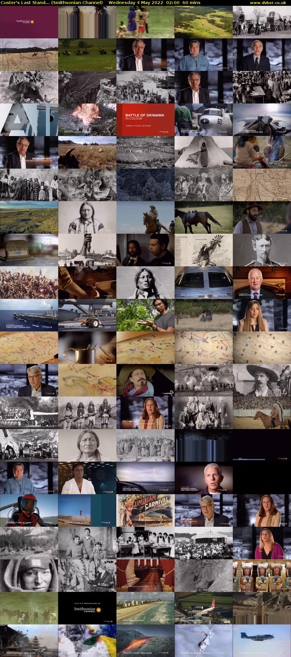 Custer's Last Stand... (Smithsonian Channel) Wednesday 4 May 2022 02:00 - 03:00