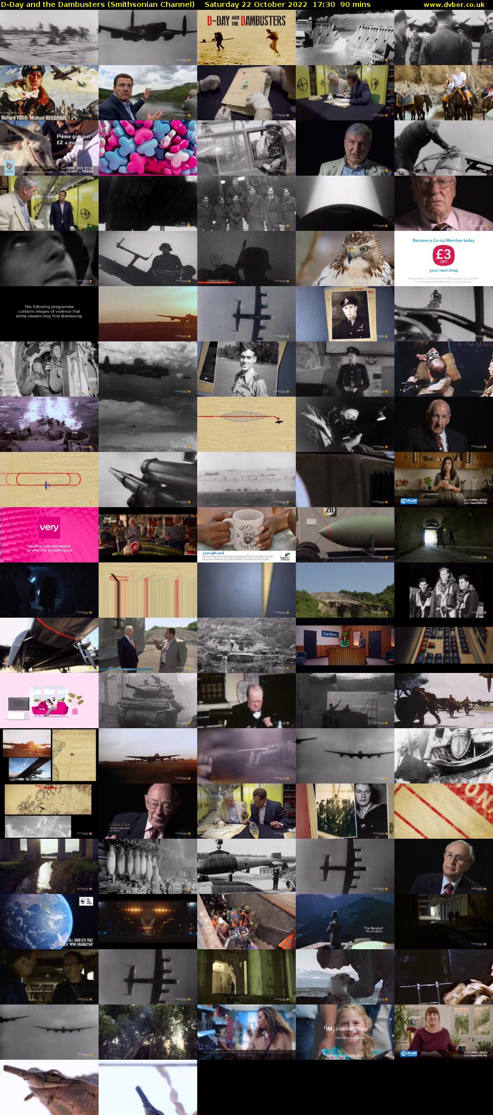 D-Day and the Dambusters (Smithsonian Channel) Saturday 22 October 2022 17:30 - 19:00