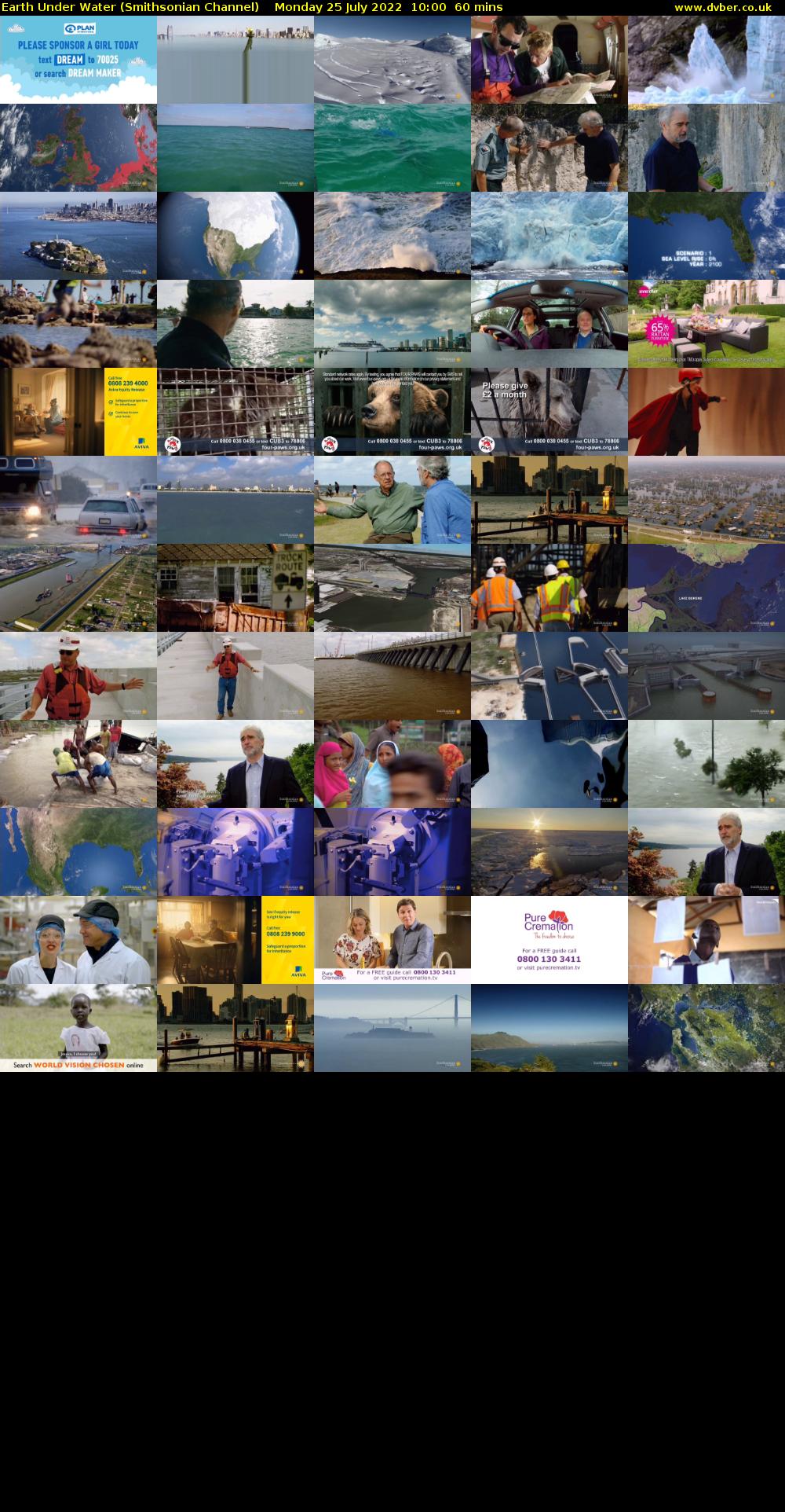 Earth Under Water (Smithsonian Channel) Monday 25 July 2022 10:00 - 11:00