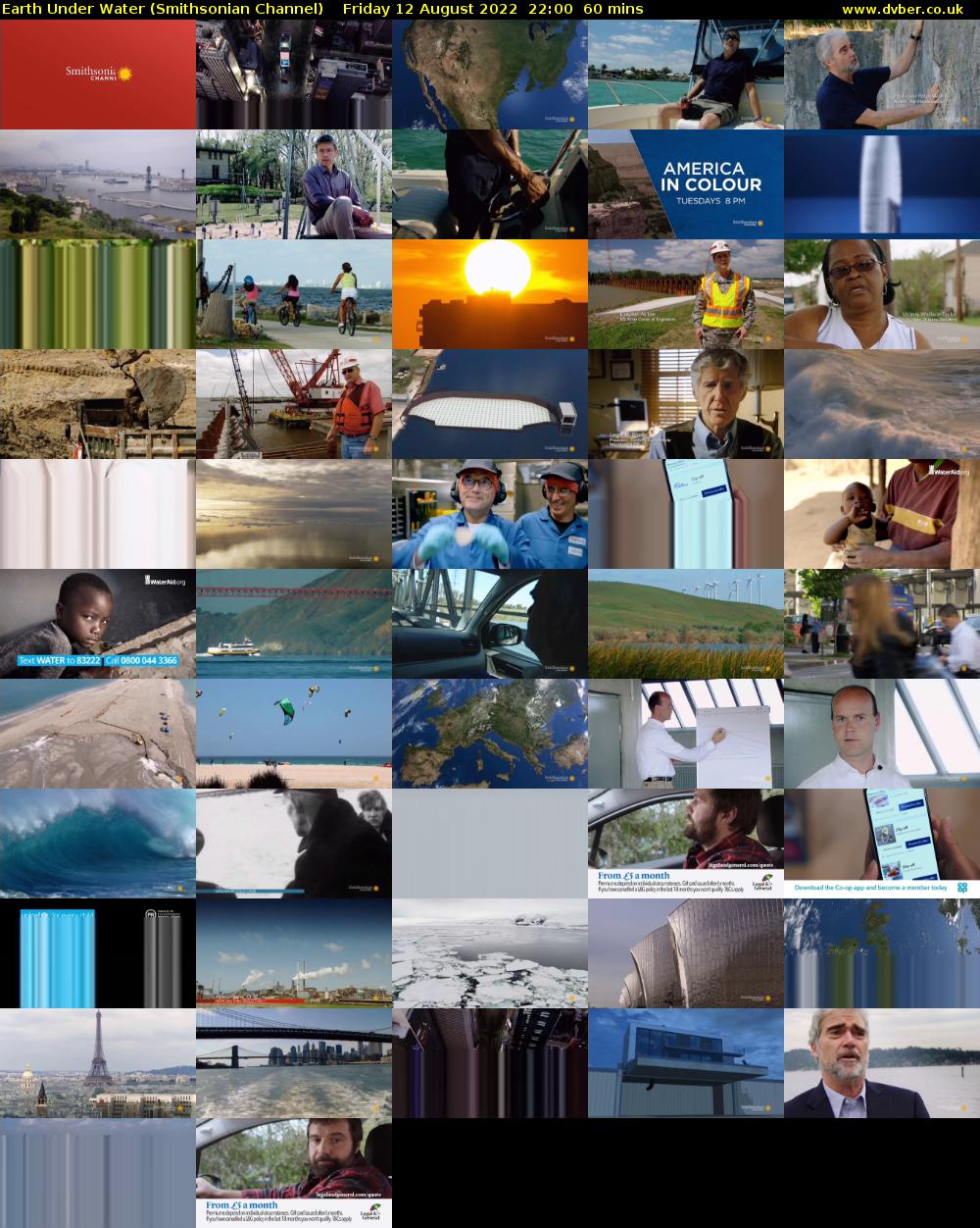 Earth Under Water (Smithsonian Channel) Friday 12 August 2022 22:00 - 23:00