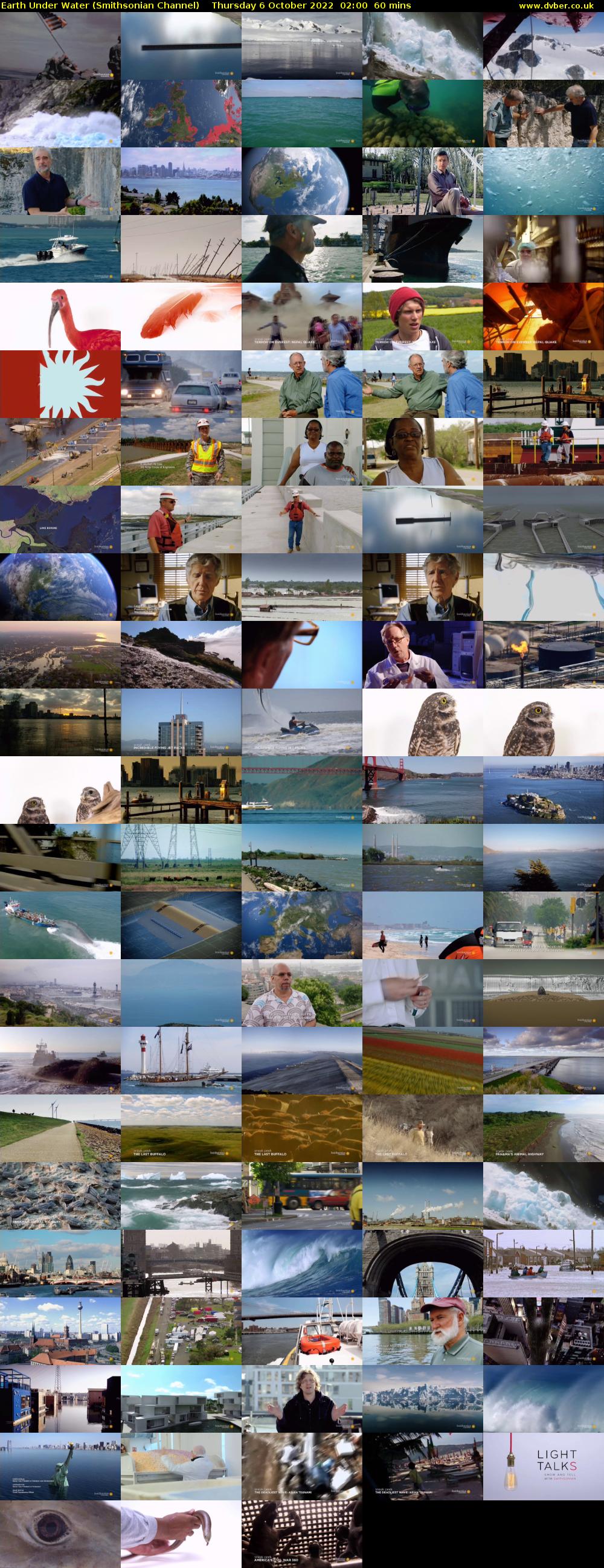 Earth Under Water (Smithsonian Channel) Thursday 6 October 2022 02:00 - 03:00