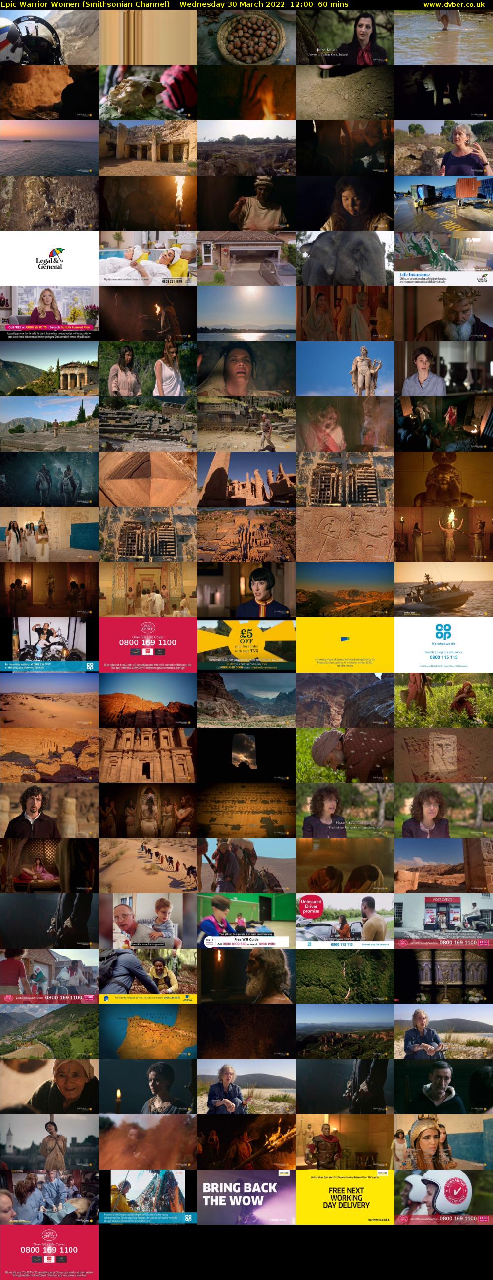 Epic Warrior Women (Smithsonian Channel) Wednesday 30 March 2022 12:00 - 13:00