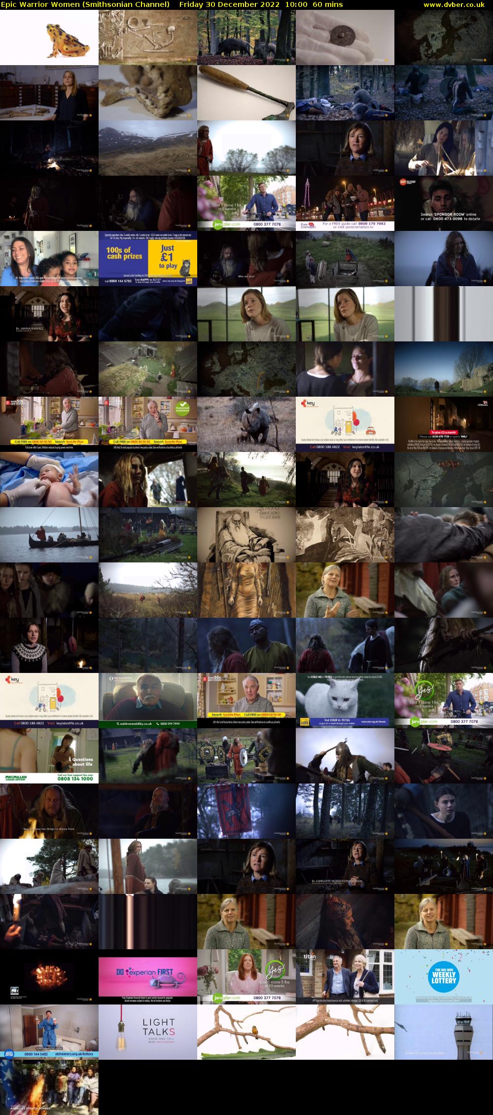Epic Warrior Women (Smithsonian Channel) Friday 30 December 2022 10:00 - 11:00