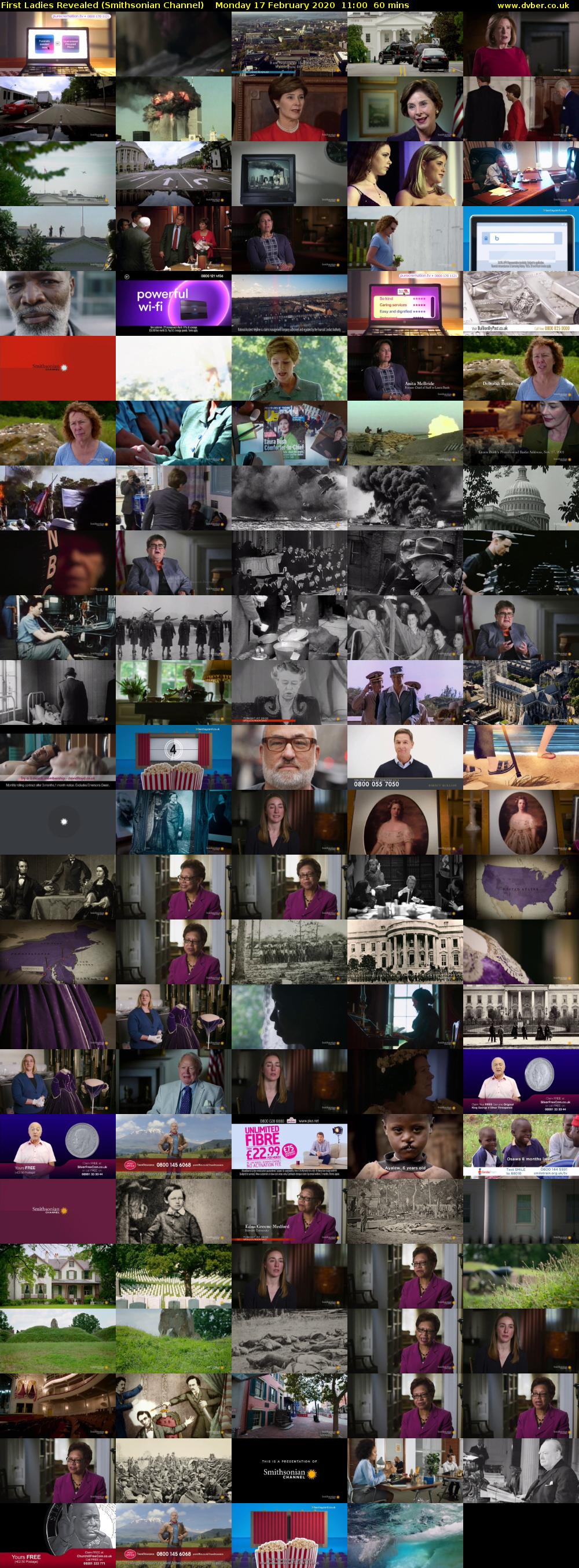 First Ladies Revealed (Smithsonian Channel) Monday 17 February 2020 11:00 - 12:00